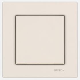 Nilson Moda Krem Kapaklı Topraklı Priz