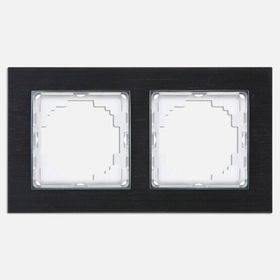Nilson Siyah Alüminyum 2'li Çerçeve