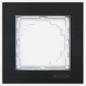Nilson Siyah Alüminyum Tekli Çerçeve