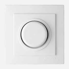 Nilson Touran Beyaz LED Dimmer Anahtar