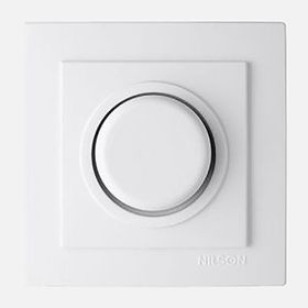 Nilson Touran Beyaz LED Dimmer Anahtar