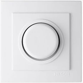 Nilson Touran Beyaz LED Dimmer Anahtar