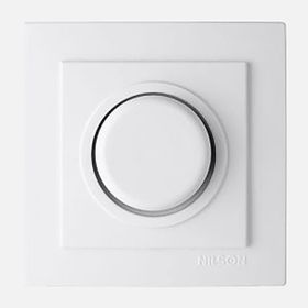 Nilson Touran Beyaz LED Dimmer Anahtar