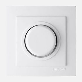 Nilson Touran Beyaz LED Dimmer Anahtar