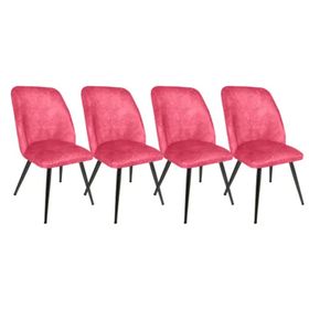 Nilüfer Esb (4 Adet) - Koyu Pembe Sandalye
