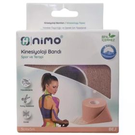 Nimo 5 cm 5 mt Bej Kinesiyoloji Bandı