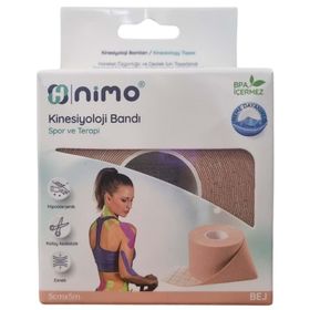 Nimo 5 cm 5 mt Bej Kinesiyoloji Bandı