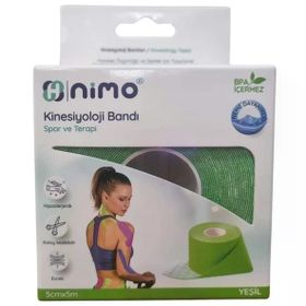 Nimo 5 cm 5 mt Yeşil Kinesiyoloji Bandı