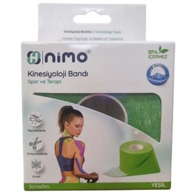 Nimo 5 cm 5 mt Yeşil Kinesiyoloji Bandı
