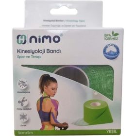 Nimo 5 cm 5 mt Yeşil Kinesiyoloji Bandı