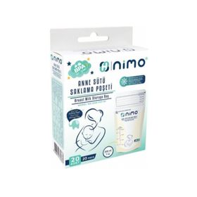 Nimo Anne Sütü 20 Adet 200 ml Saklama Poşeti