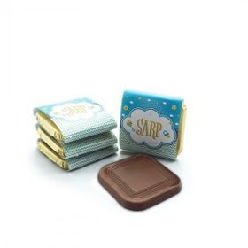 Nin Chocolate 125 Adet Mavi Bulut Erkek Bebek Dökme Bebek Çikolatası