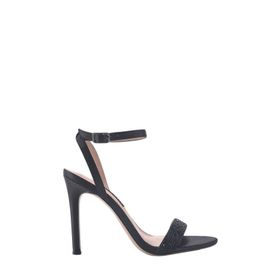 Nine West Adda 3FX Siyah Kadın Topuklu Sandalet