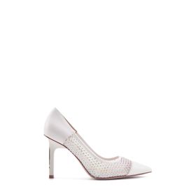 Nine West Adello2 4FX Beyaz Kadın Topuklu Ayakkabı