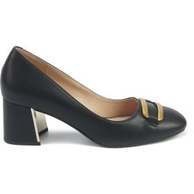 Nine West Anessa 5PR Siyah Kadın Klasik Topuklu Ayakkabı