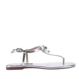 Nine West Artemis 3FX Gümüş Kadın Düz Sandalet