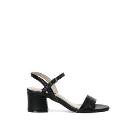 Nine West Aycen2 2FX Siyah Kadın Topuklu Sandalet