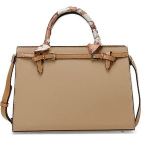 Nine West Bandebig 5FX Bej Kadın Omuz Çantası