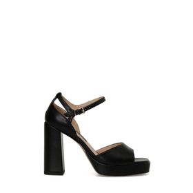 Nine West Belr2 4FX Siyah Kadın Topuklu Sandalet