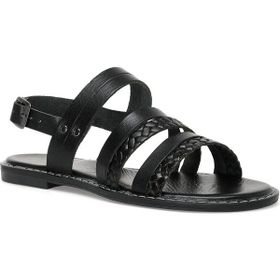 Nine West Benal 2FX Siyah Kadın Sandalet