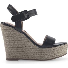 Nine West Benoıt 3FX Siyah Kadın Dolgu Topuk Sandalet