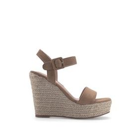 Nine West Benoit2 3FX Camel Kadın Dolgu Topuk Sandalet