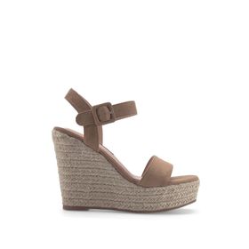 Nine West Benoit2 3FX Camel Kadın Dolgu Topuk Sandalet