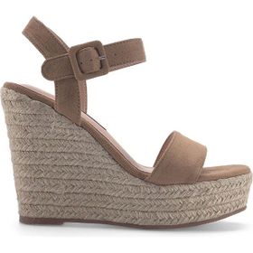 Nine West Benoit2 3FX Camel Kadın Dolgu Topuk Sandalet
