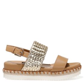 Nine West BROWNI 1FX Siyah Kadın Kalın Tabanlı Sandalet