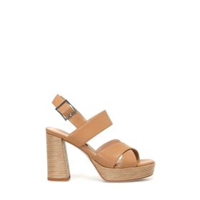 Nine West Camme 4FX Taba Kadın Topuklu Sandalet