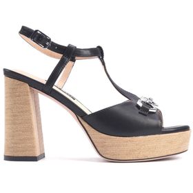 Nine West Cammeray 4FX Siyah Kadın Topuklu Sandalet