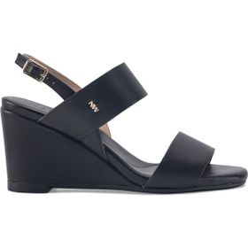 Nine West Cecilay 3FX Siyah Kadın Comfort Sandalet
