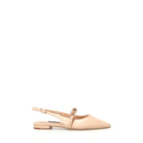 Nine West David 4FX Bej Kadın Babet