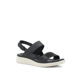 Nine West Deronna 2FX Siyah Kadın Sandalet