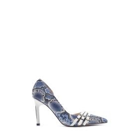 Nine West Desirae 2 5FX Mavi Kadın Klasik Topuklu Ayakkabı