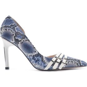 Nine West Desirae 2 5FX Mavi Kadın Klasik Topuklu Ayakkabı