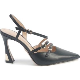 Nine West Dolores 5PR Siyah Kadın Klasik Topuklu Ayakkabı