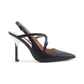 Nine West Eliana 5FX Siyah Kadın Topuklu Ayakkabı