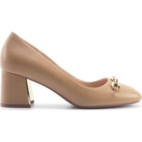 Nine West Ento 5FX Kahverengi Kadın Klasik Topuklu Ayakkabı