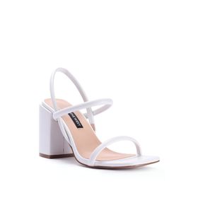 Nine West Etaye 2fx Beyaz Kadın Topuklu Sandalet