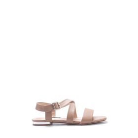 Nine West Etrina 5FX Bej Kadın Düz Sandalet