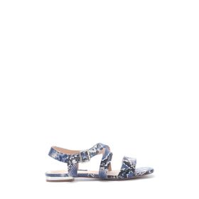 Nine West Etrina2 5FX Mavi Kadın Düz Sandalet