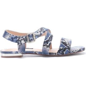 Nine West Etrina2 5FX Mavi Kadın Düz Sandalet