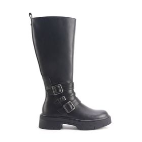 Nine West Fablon 4PR Siyah Kadın Çizme