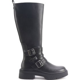 Nine West Fablon 4PR Siyah Kadın Çizme