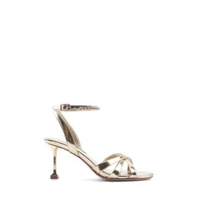 Nine West Fran 4FX Altın Deri Kadın Topuklu Ayakkabı
