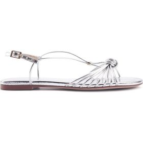 Nine West Gamb 4FX Gümüş Kadın Düz Sandalet