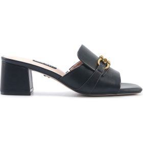 Nine West Garland 5FX Siyah Kadın Topuklu Terlik