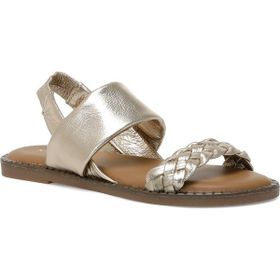 Nine West GENVIO 2FX Altın Kadın Düz Sandalet