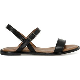 Nine West GERYU 3FX Siyah Kadın Düz Sandalet